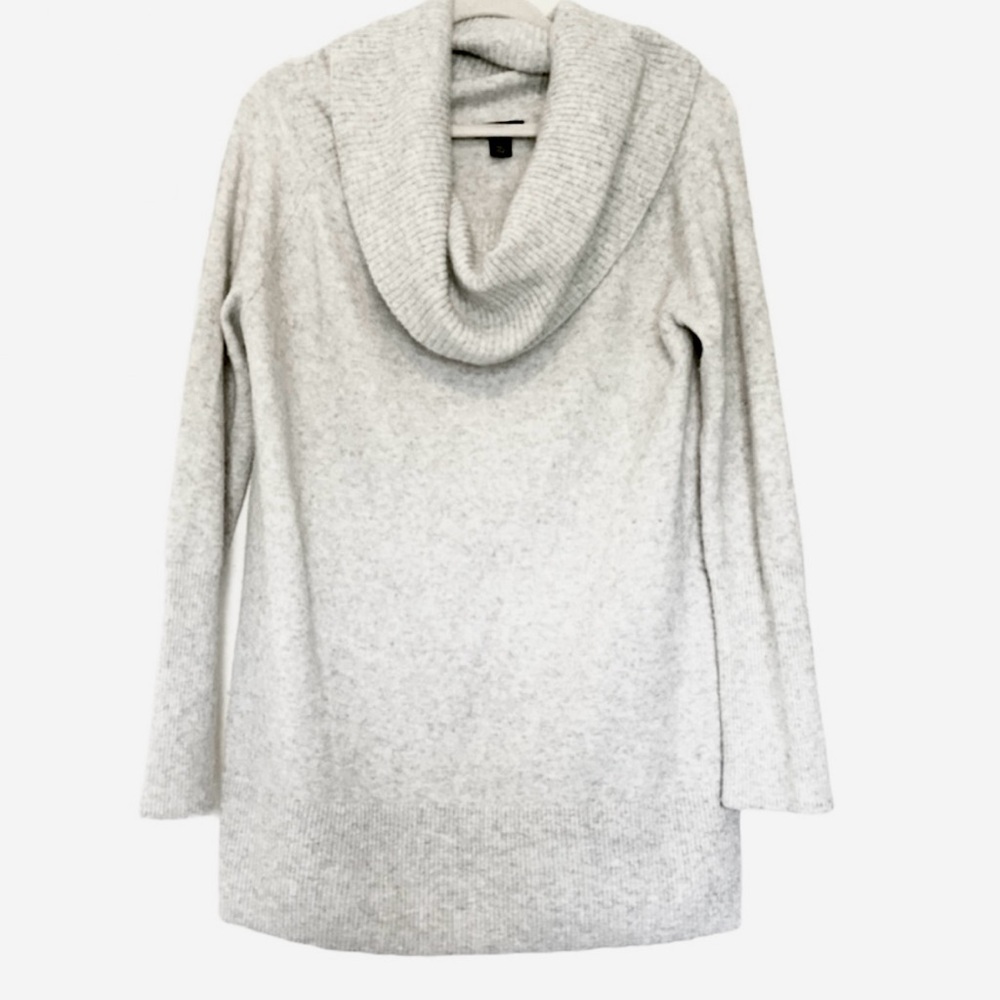 NWT- Halogen 3 In 1 Merino Wool Blend Cowl Neck Off Shoulder Tunic Sweater